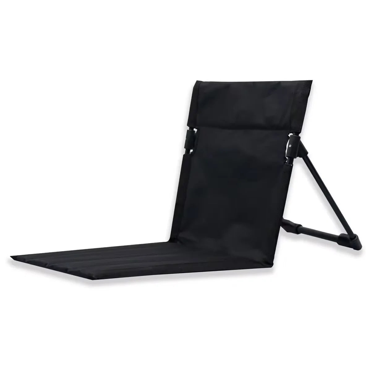Foldable Camping Chair Outdoor Garden Park Single Lazy Chair Backrest Cushion Picnic Camping Folding Back Chair Beach Chairs A&S Collection