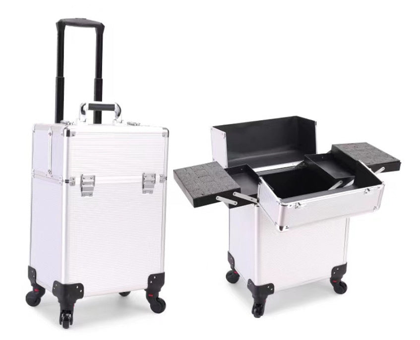 Large-capacity Make-up And Make-up Artist Trolley Storage Toolbox.