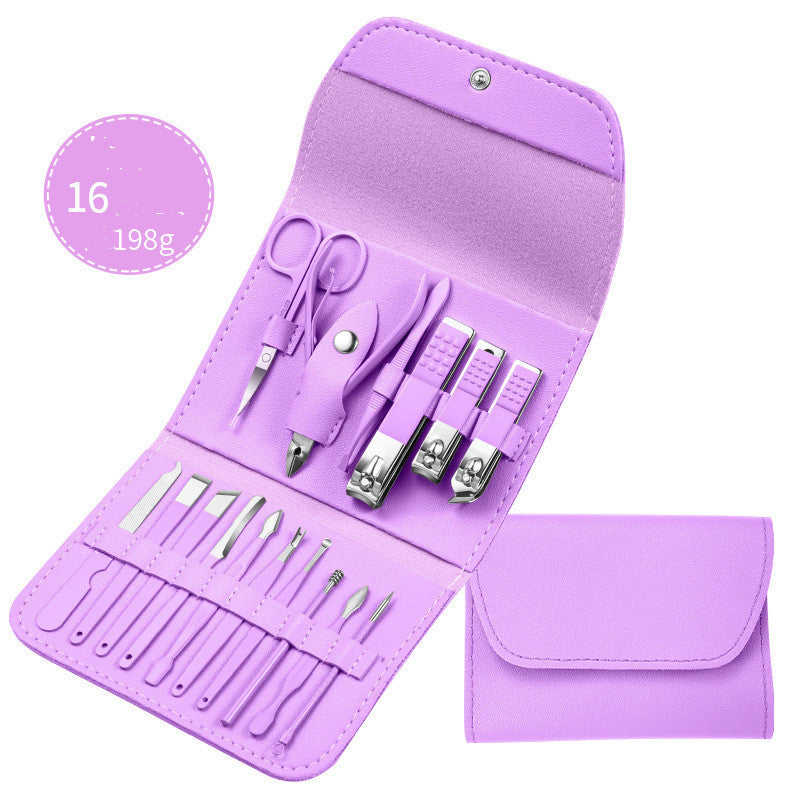 Professional Scissors Nail Clippers Set Ear Spoon Dead Skin Pliers Nail Cutting Pliers Pedicure Knife Nail Groove Trimmers A&S Collection