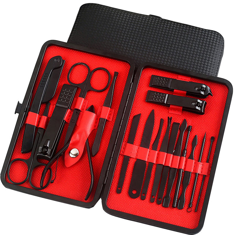 Professional Scissors Nail Clippers Set Ear Spoon Dead Skin Pliers Nail Cutting Pliers Pedicure Knife Nail Groove Trimmers A&S Collection