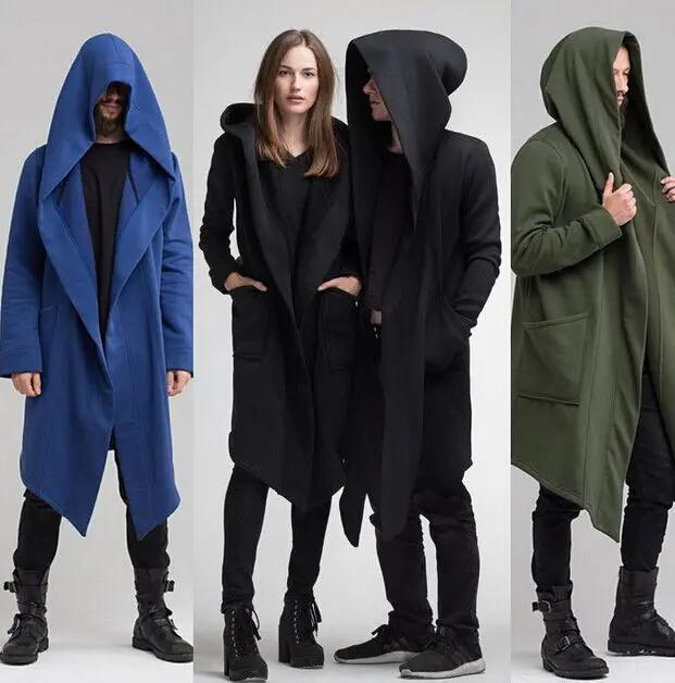 Amazon men's clothing, eBay AliExpress new men's coat coat hooded long cardigan coat Hypersku