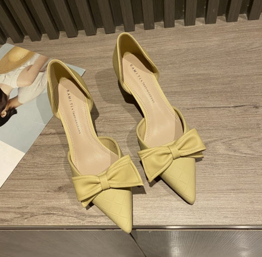 Elegant White French High Heels: Perfect for Weddings and Special Moments.