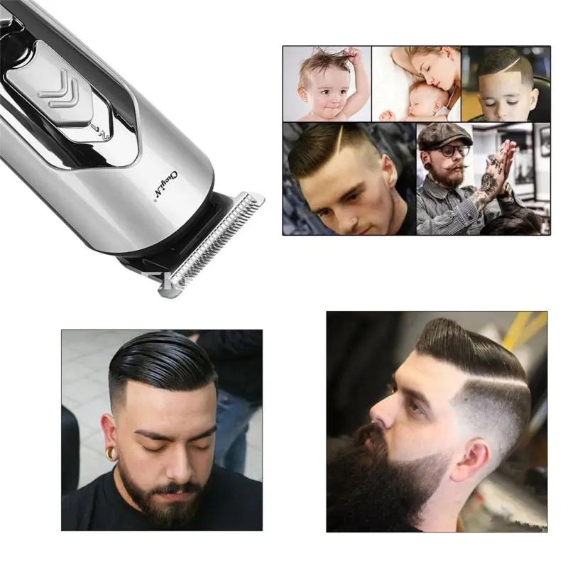 Versatile hair trimmer with sharp cutter head, three gear fine-tuning, fast charge, and strong power system for easy styling. A&S Collection