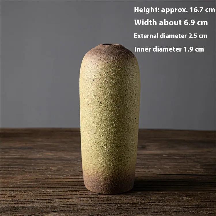 Ceramic Flower Receptacle Stoneware Creative Handmade Decoration A&S Collection