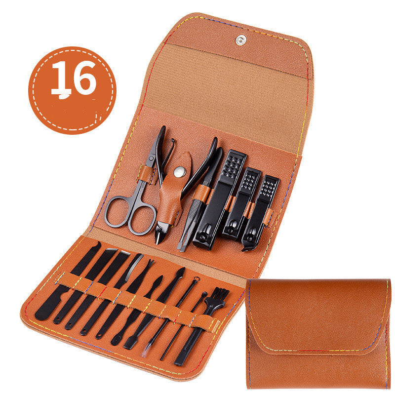 Professional Scissors Nail Clippers Set Ear Spoon Dead Skin Pliers Nail Cutting Pliers Pedicure Knife Nail Groove Trimmers A&S Collection