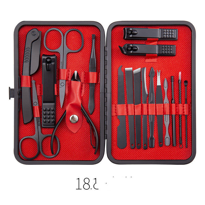 Professional Scissors Nail Clippers Set Ear Spoon Dead Skin Pliers Nail Cutting Pliers Pedicure Knife Nail Groove Trimmers A&S Collection