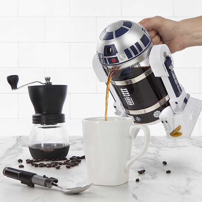 R2-D2 French press coffee maker: Brew your coffee with a Star Wars twist 960ML A&S Collection