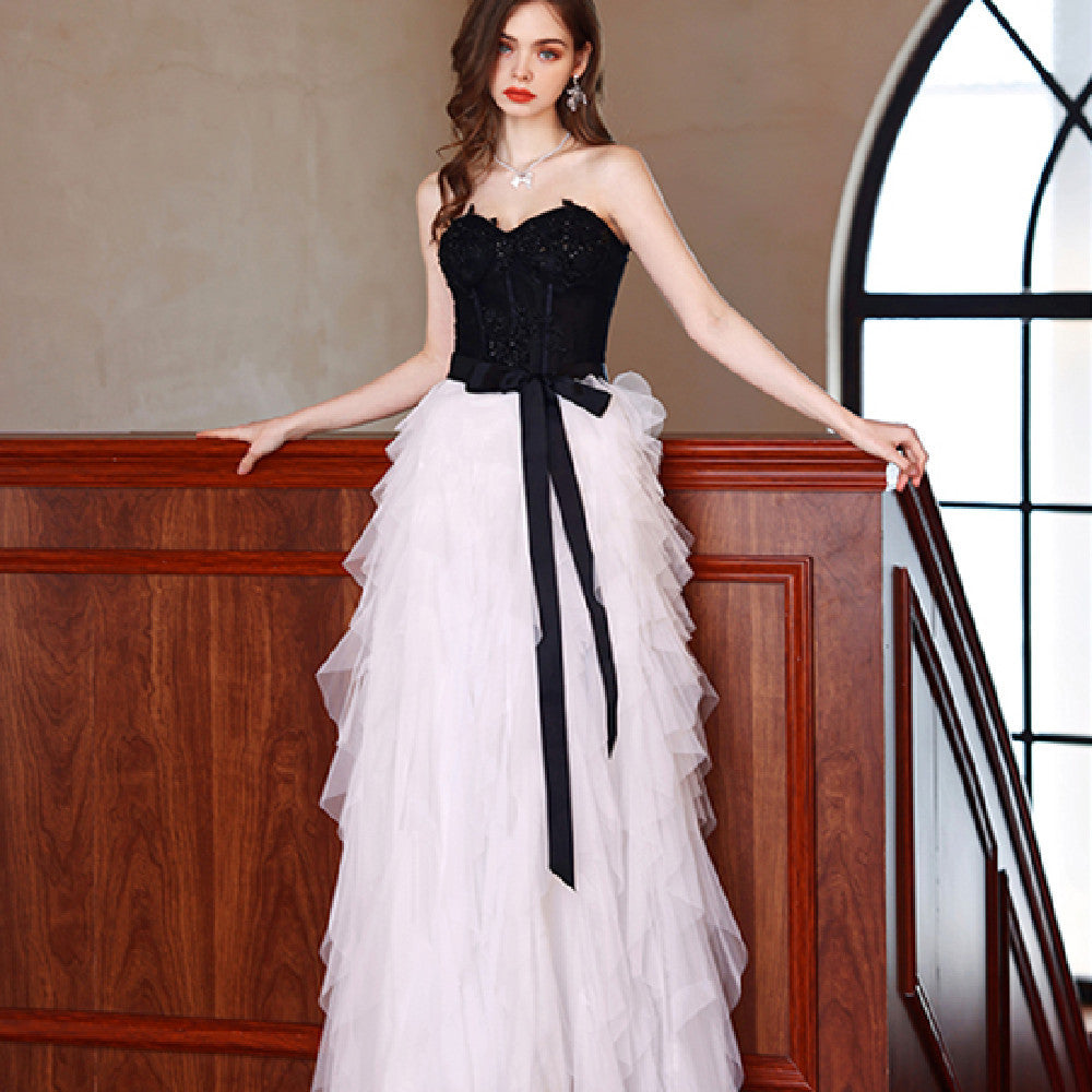 Women's Show Host Evening Dress.