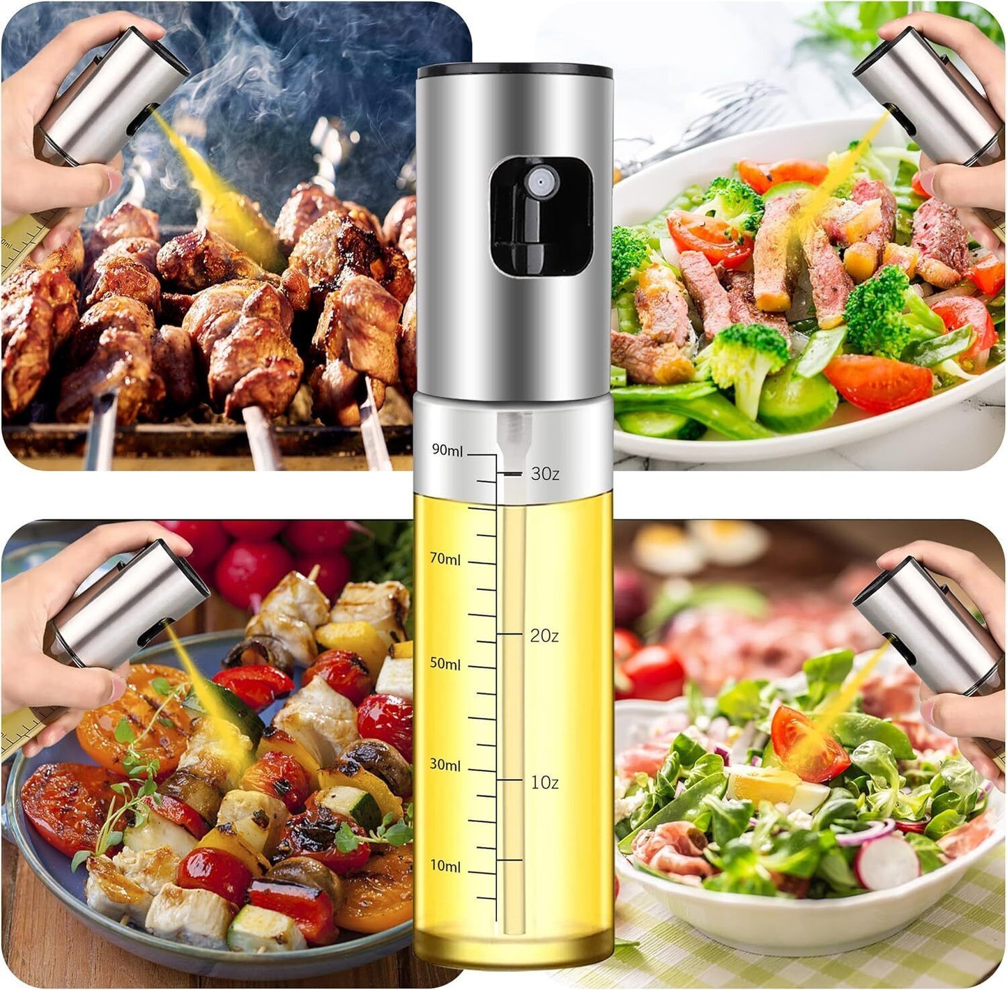 Olive Oil Sprayer: Perfect for Cooking, BBQ, Air Fryer, and More - Fine Mist Bottle for Effortless Kitchen Convenience A&S Collection