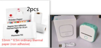 Portable Mini Thermal Label Printer: Home Photo Printer and Student Study Aid with Bluetooth Compatibility – Ideal for Price Tags and Error Correction A&S Collection