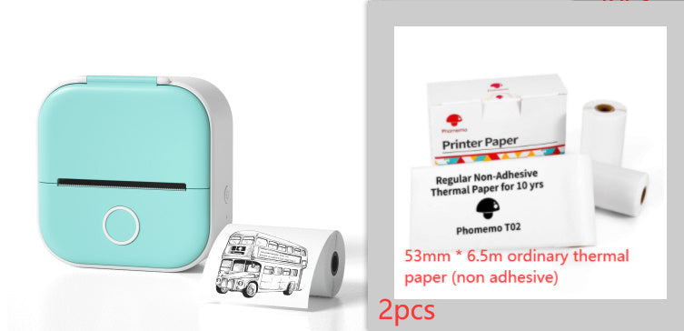 Portable Mini Thermal Label Printer: Home Photo Printer and Student Study Aid with Bluetooth Compatibility – Ideal for Price Tags and Error Correction A&S Collection