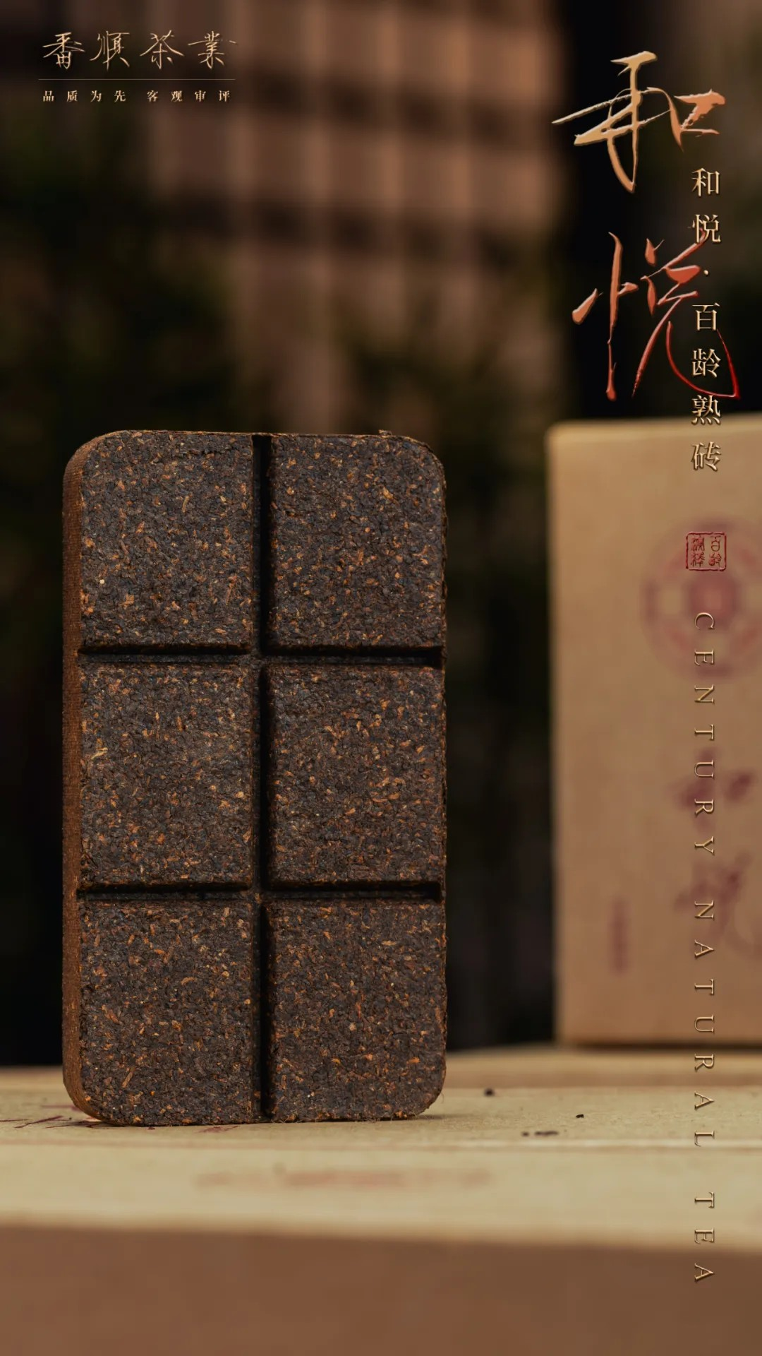 2024 He Yue Bai Ling Aged Pu-erh Brick A&S Collection