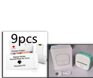 Portable Mini Thermal Label Printer: Home Photo Printer and Student Study Aid with Bluetooth Compatibility – Ideal for Price Tags and Error Correction A&S Collection