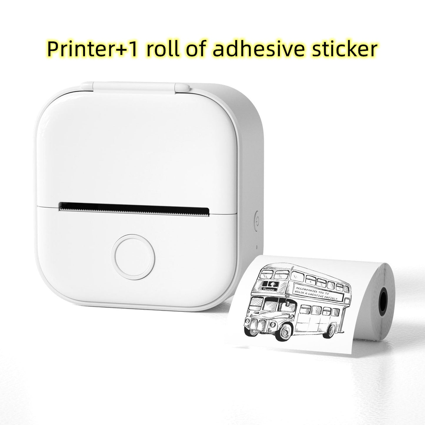 Portable Mini Thermal Label Printer: Home Photo Printer and Student Study Aid with Bluetooth Compatibility – Ideal for Price Tags and Error Correction A&S Collection