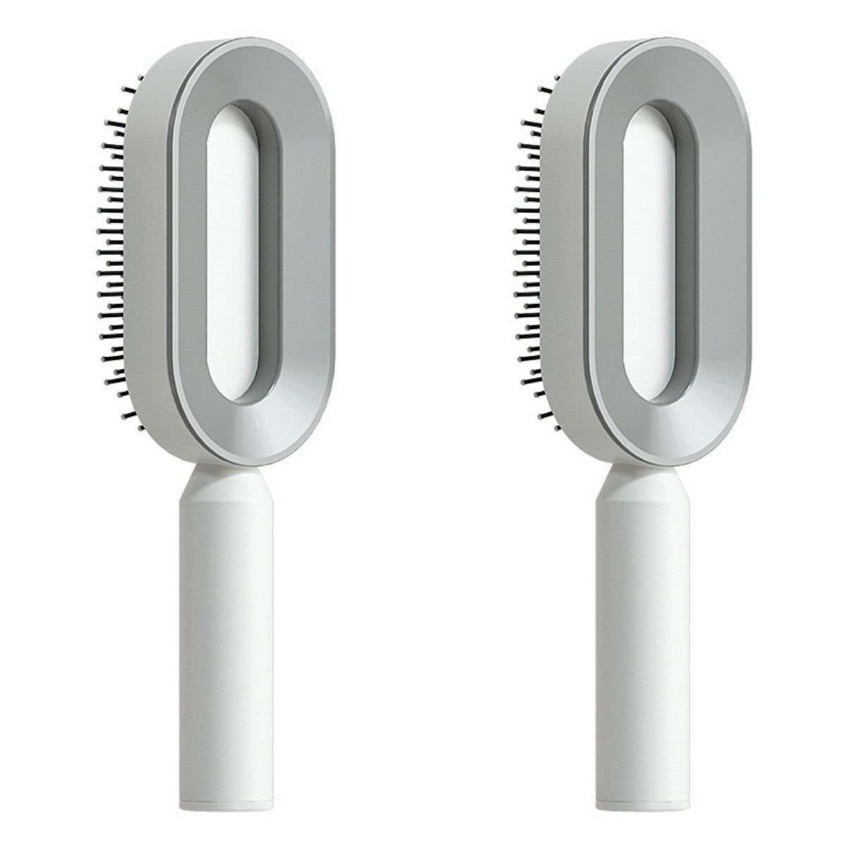 Self Cleaning Hair Brush For Women One-key Cleaning Hair Loss Airbag Massage Scalp Comb Anti-Static Hairbrush CJ
