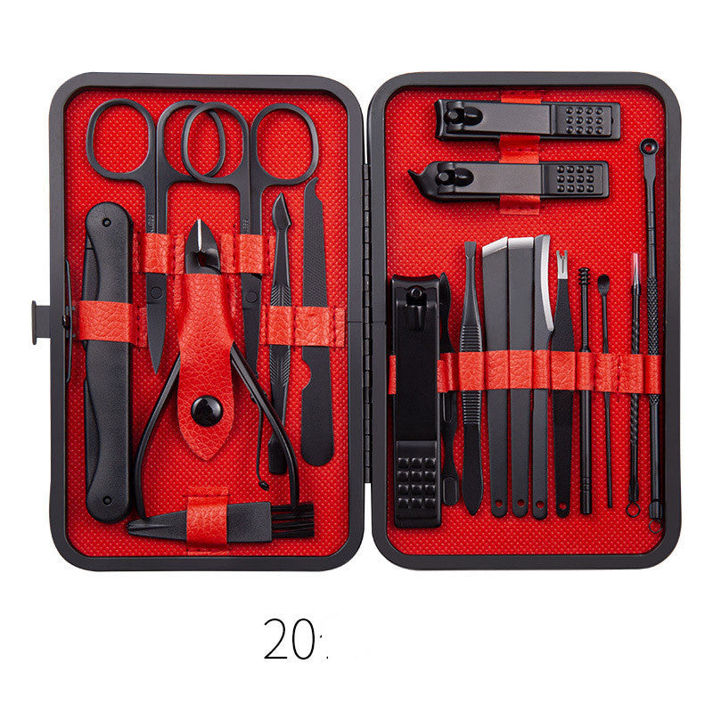 Professional Scissors Nail Clippers Set Ear Spoon Dead Skin Pliers Nail Cutting Pliers Pedicure Knife Nail Groove Trimmers A&S Collection