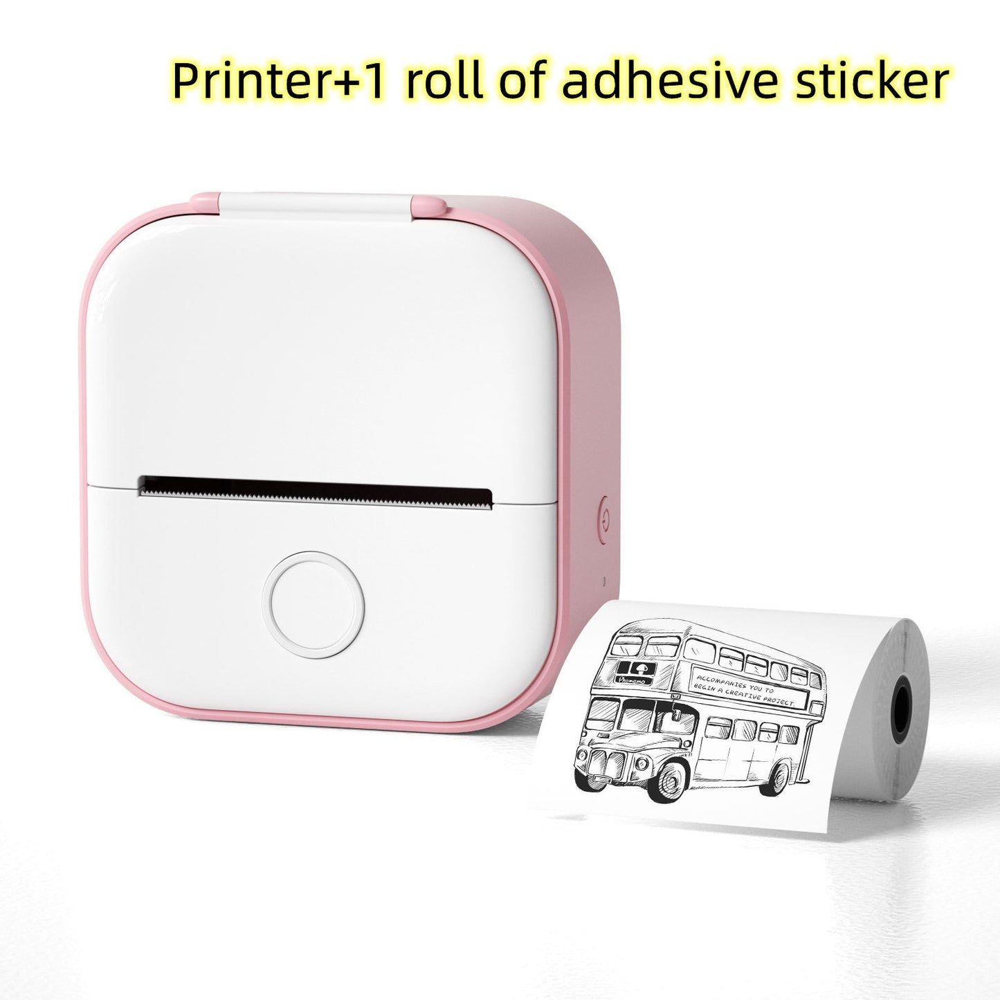 Portable Mini Thermal Label Printer: Home Photo Printer and Student Study Aid with Bluetooth Compatibility – Ideal for Price Tags and Error Correction A&S Collection