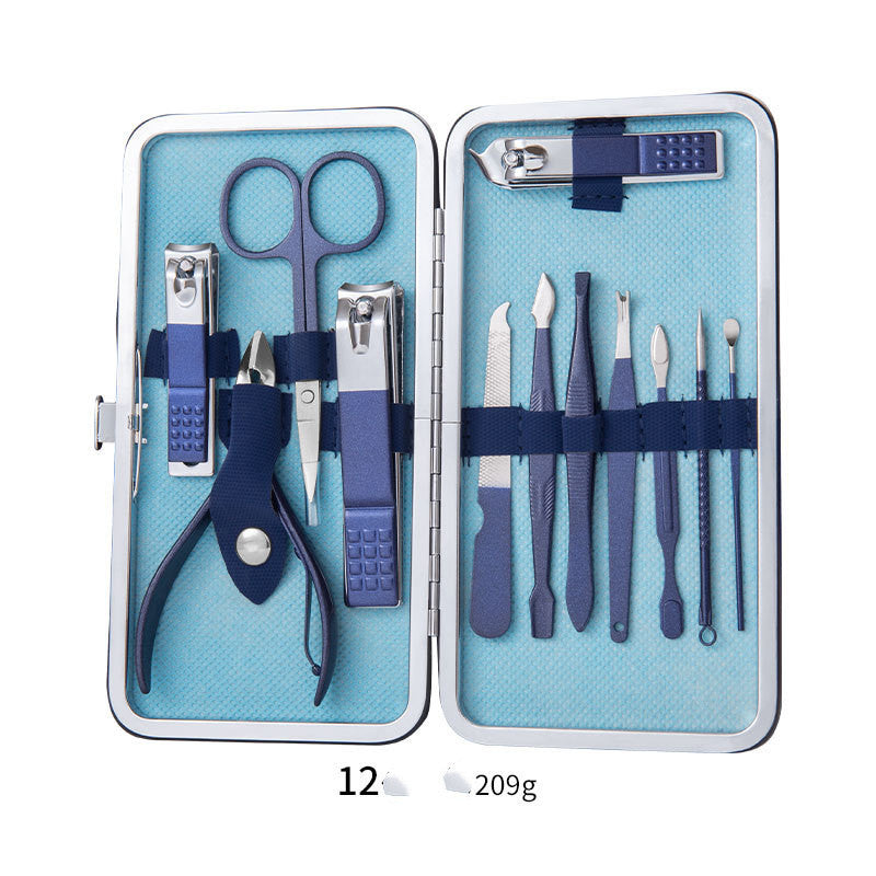 Professional Scissors Nail Clippers Set Ear Spoon Dead Skin Pliers Nail Cutting Pliers Pedicure Knife Nail Groove Trimmers A&S Collection