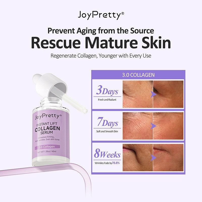 Collagen Serum Moisturizing Hydration Absorption Light Lines.