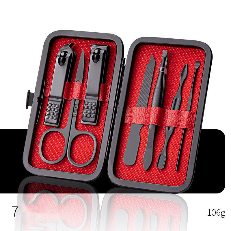 Professional Scissors Nail Clippers Set Ear Spoon Dead Skin Pliers Nail Cutting Pliers Pedicure Knife Nail Groove Trimmers A&S Collection