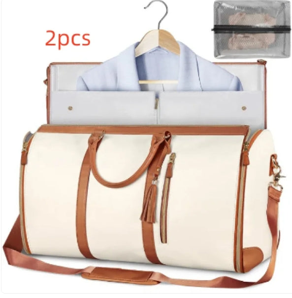 Large Capacity Travel Duffle Bag Women's Handbag Folding Suit Bag Waterproof Clothes Totes A&S Collection