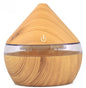 Wood grain essential oil diffuser with LED light, perfect for aromatherapy A&S Collection