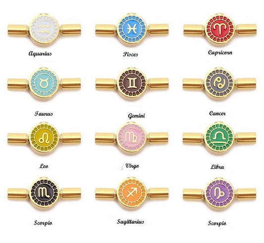 Elegant Constellation Bracelet: Stainless Steel and Leather, Preserved Color Design A&S Collection