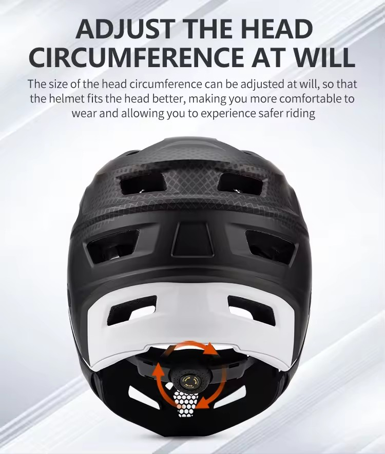 Downhill Cycle MTB Fullface Helmet Detachable Chin Pad Mountain Bike Full Face Helmet For Bike Bicycle Helmet Full Face A&S Collection
