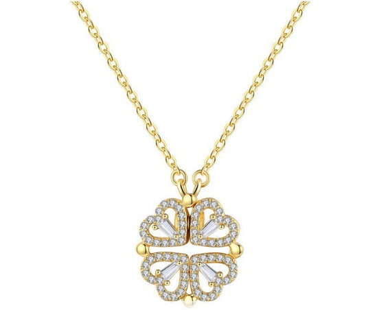 To My Daughter Four Leaf Clover Necklace A&S Collection