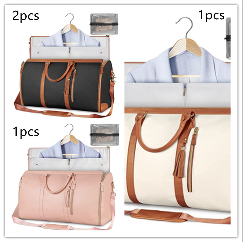 Large Capacity Travel Duffle Bag Women's Handbag Folding Suit Bag Waterproof Clothes Totes A&S Collection