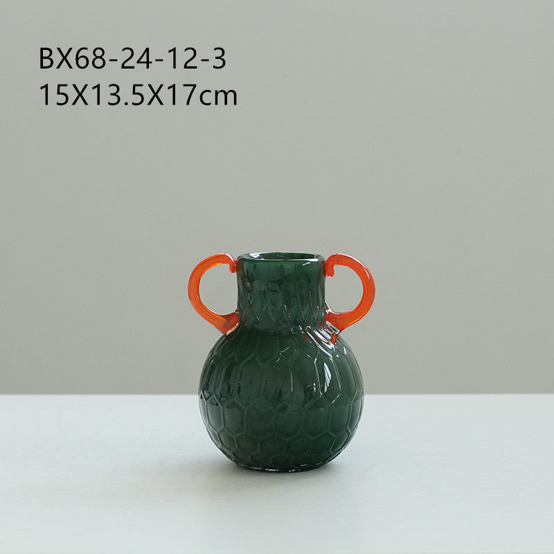 Vivid colorful vases—stunning accents for modern hallways. CJ