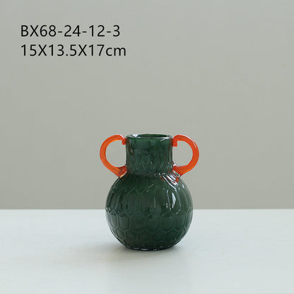 Vivid colorful vases—stunning accents for modern hallways. CJ