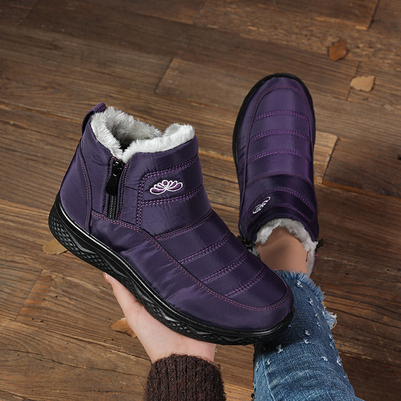 Women's Cotton-padded Shoes Thickened Warm Snow Boots Plus Size Women's Ankle Boots A&S Collection