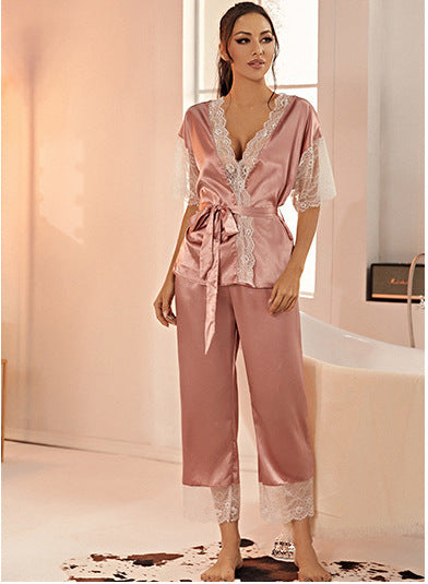 Women's pajamas set home casual pajamas long pajamas A&S Collection