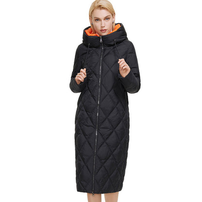 Ozon Wild strawberry Autumn Winter women's coat plus long women's thick warm cotton women's coat A&S Collection