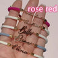 Personalized Colorful Rope Chain Custom Name Bracelet Personalized Adjustable Name Jewelry For Girls A&S Collection