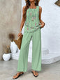 "Sleeveless Vest Pant Suit CJ