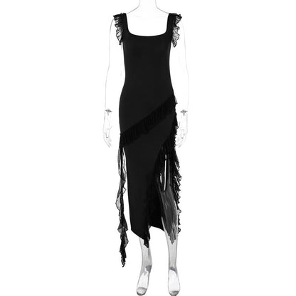 Stylish Stringy Selvedge Summer Dress - Perfect for Elegant and Trendy Looks! CJ
