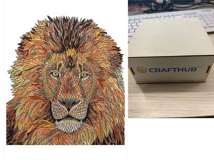 Animal Puzzle Craft Hub: A3 Size Creativity Kit for All Ages A&S Collection