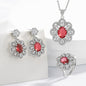 Bride Jewelry Earrings Necklace Jewelry Suit A&S Collection