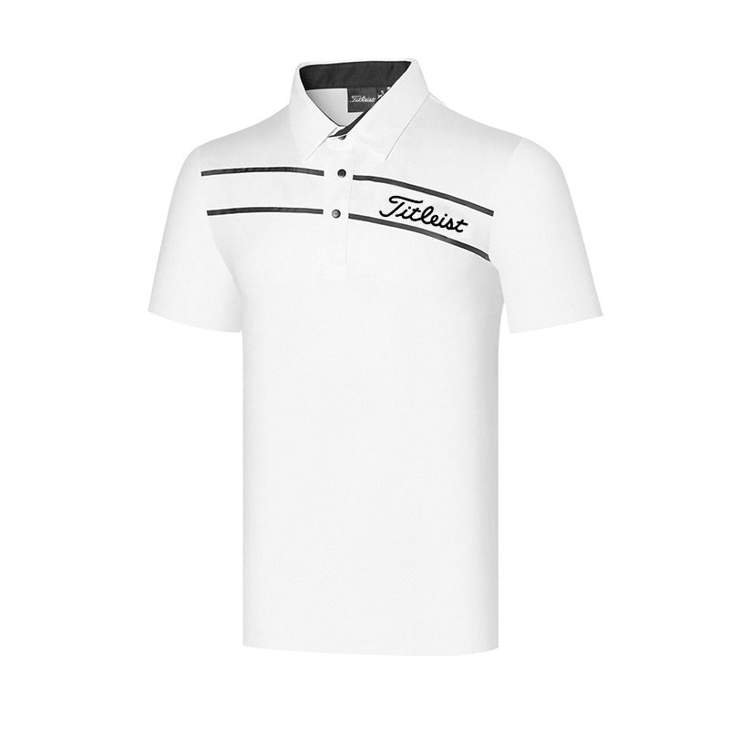 Golf clothing Men's short sleeve T-shirt Summer sports POLO shirt quick dry Breathable outdoor jersey top A&S Collection