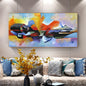 Abstract religious poster oil painting living room wall art decoration hanging picture frameless core A&S Collection