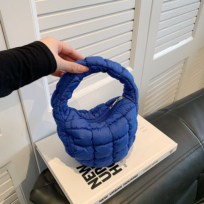 Chic pleated cloud bag: unique, spacious, and stylish A&S Collection