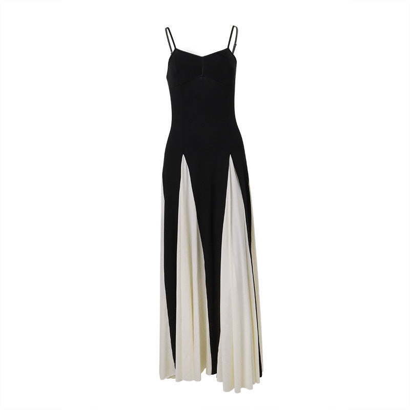 Color Contrast Sling Dresses - Shop Now CJ