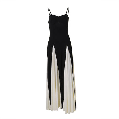 Color Contrast Sling Dresses - Shop Now CJ