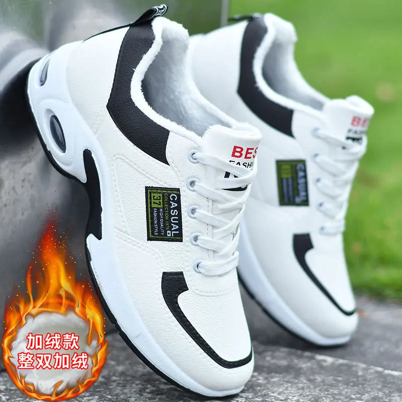 Spring trend sports men's shoes Lace-up thick sole casual breathable fashion shoes Large size Wear skid resistance A&S Collection