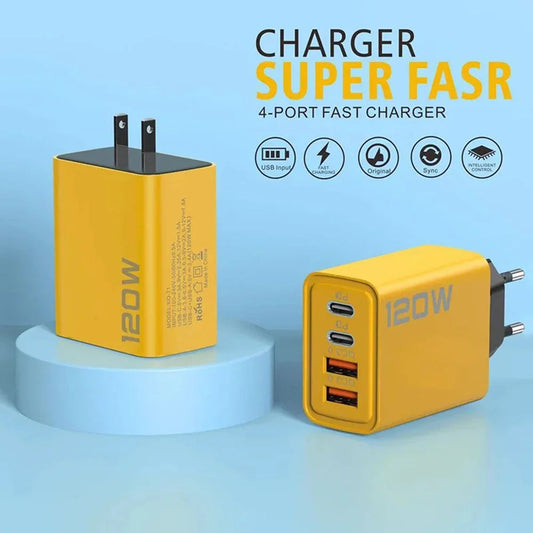 PD USB Charger Fast Charging Type C Mobile Phone Adapter For iPhone 16 15 Pro Samsung Quick Charge 3.0 EU/US Plug Wall Chargers A&S Collection