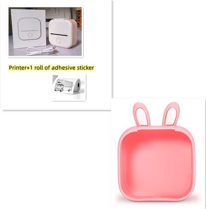 Portable Mini Thermal Label Printer: Home Photo Printer and Student Study Aid with Bluetooth Compatibility – Ideal for Price Tags and Error Correction A&S Collection