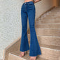 Flare Jeans Pants Women Vintage Denim Ladies Jeans Women Hig CJ