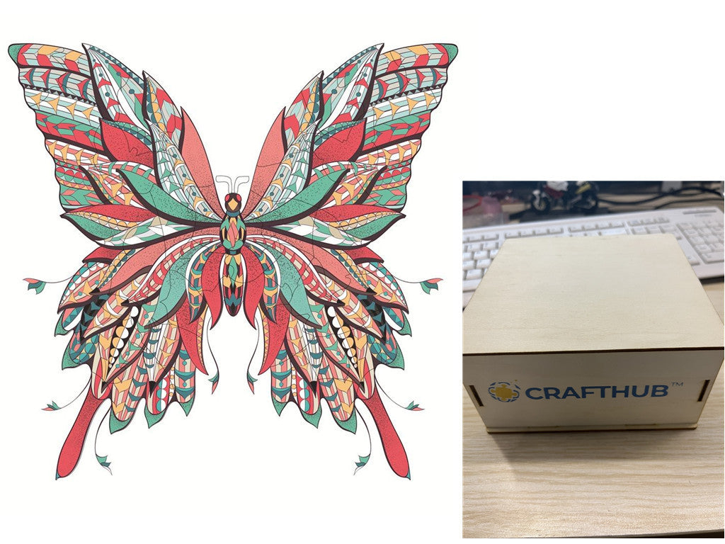 Animal Puzzle Craft Hub: A3 Size Creativity Kit for All Ages A&S Collection